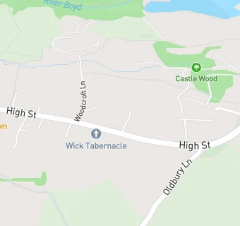 map for Three Shires Medical Practice, Wick Surgery