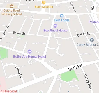 map for Russell Street Surgery