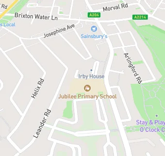 map for Jubilee Primary School