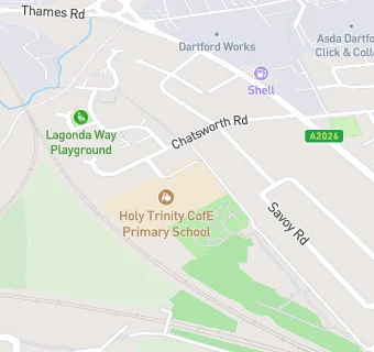 map for Holy Trinity Church of England Primary School, Dartford