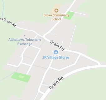 map for Lower Stoke Chinese Takeaway