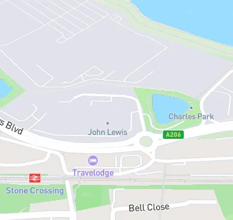 map for John Lewis Partnership Staff Canteen