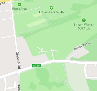 map for Eltham Warren Golf Club