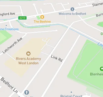 map for Impact Food Group at Rivers Academy West London