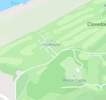 map for Clevedon Golf Club