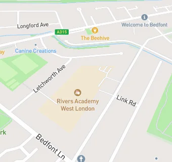 map for Rivers Academy West London