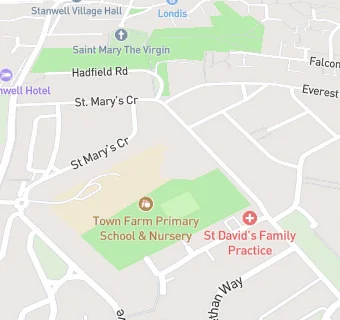 map for St Davids Family Practice