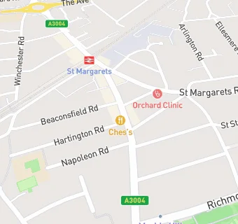 map for St Margarets Pharmacy