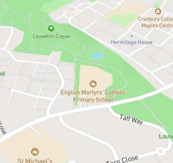 map for English Martyrs Catholic Primary School