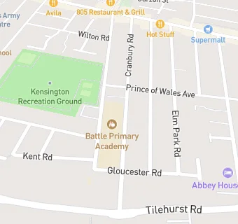 map for Battle Primary School