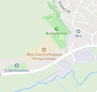 map for Wick Church of England Primary School