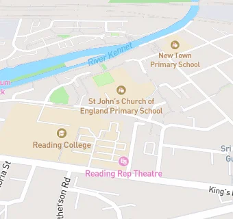 map for St John's Church of England Primary School