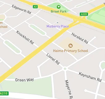 map for Bright Horizons Eltham Green Day Nursery and Preschool