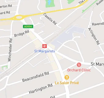 map for St Margarets Fish Bar