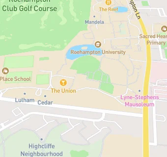 map for Froebel Catering at Froebel College