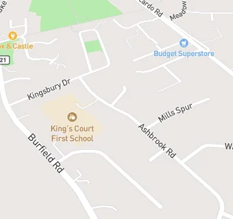 map for King's Court First School