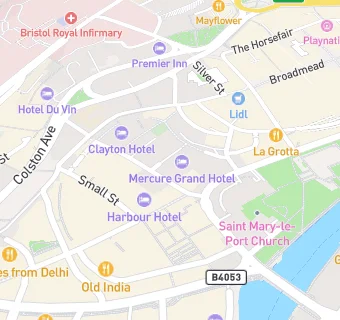 map for Mercure Bristol Grand