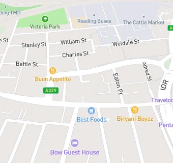 map for Chatham Street Surgery