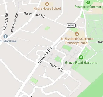 map for St Elizabeth's Catholic Primary School