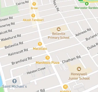 map for Townhouse Northcote Road