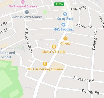 map for East dulwich picturehouse