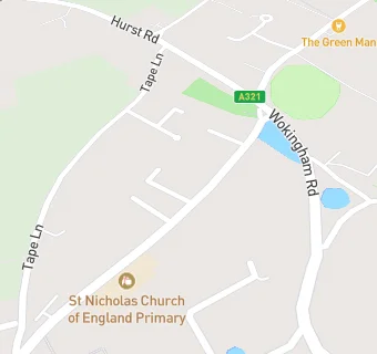 map for St Nicholas Pre-School