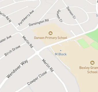 map for Bexley Grammar School