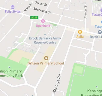 map for Wilson Primary School