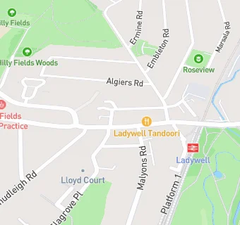 map for Ladywell Kebab Steak House