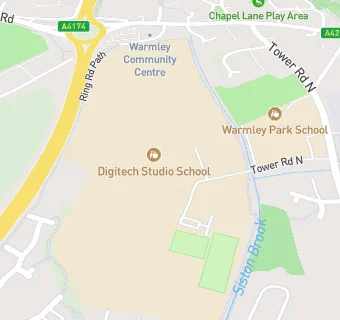 map for The Grange School and Sports College