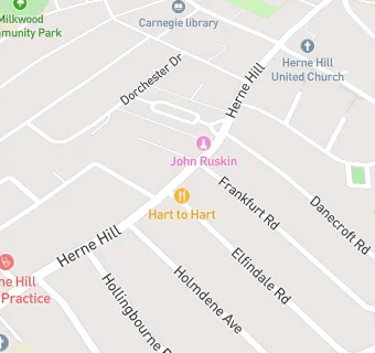 map for Herne Hill Pharmacy