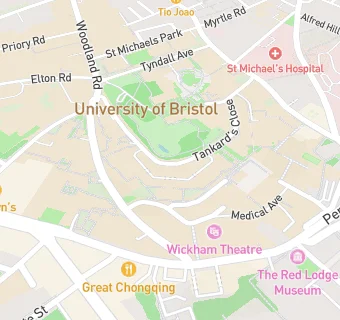 map for University of Bristol - The Source Cafe