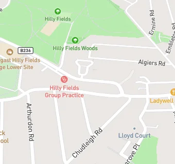 map for Ladywell Pharmacy