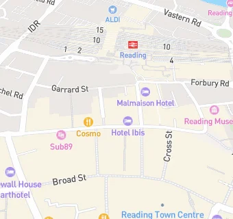 map for Hotel Ibis Reading Centre