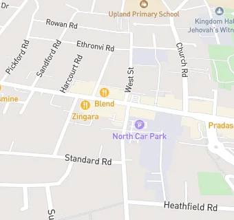 map for The Salvation Army Bexleyheath