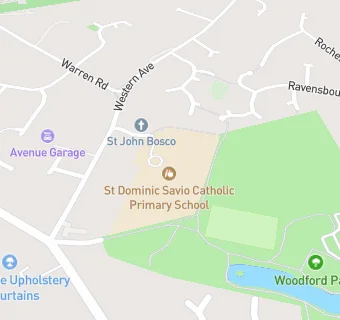 map for St Dominic Savio Catholic Primary School