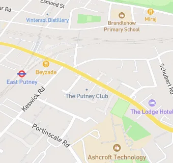 map for Putney Club