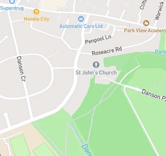 map for St John's Church Playgroup