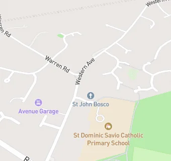 map for St Dominic's RC Junior School