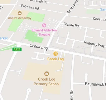 map for Toby Carvery At Crook Log Public House