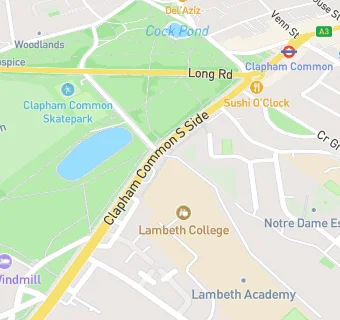 map for Lambeth College