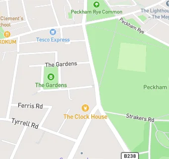 map for The clockhouse