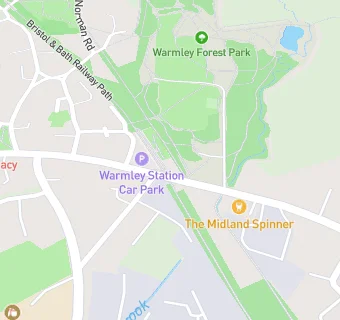 map for Warmley Waiting Room