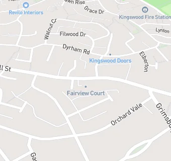 map for Fairview Court Care Home