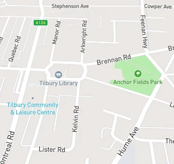 map for The Tilbury Chadwell Group Practice