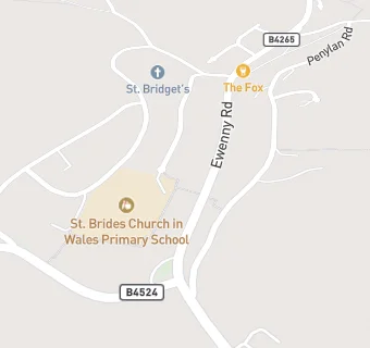 map for St Bridgets Farmhouse Bed and Breakfast