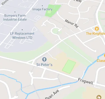 map for St Peter's Church of England Primary School, Chippenham