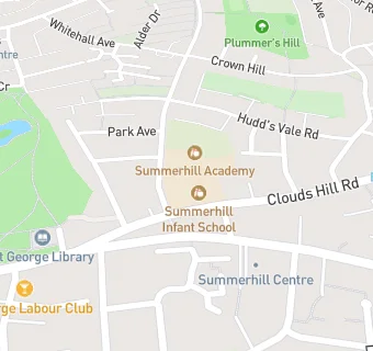 map for Summerhill Infant School