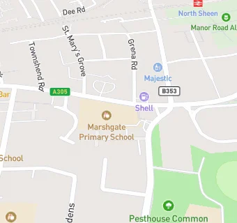 map for Marshgate Primary School