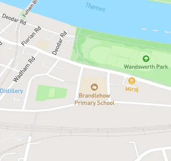 map for Brandlehow Primary School